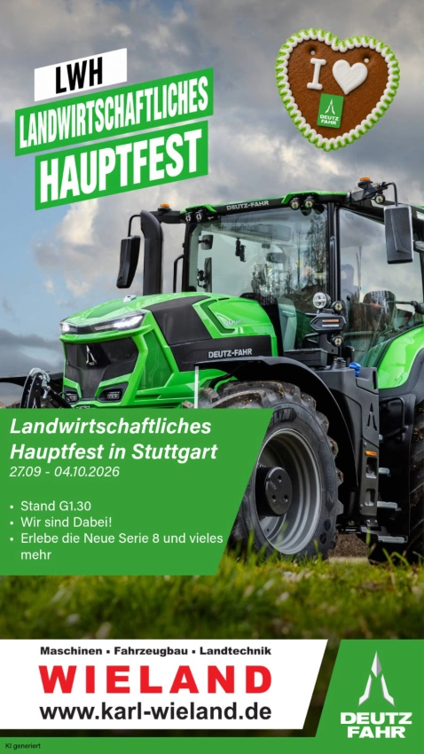 Landwirtschaftliches Hauptfest in Stuttgart.